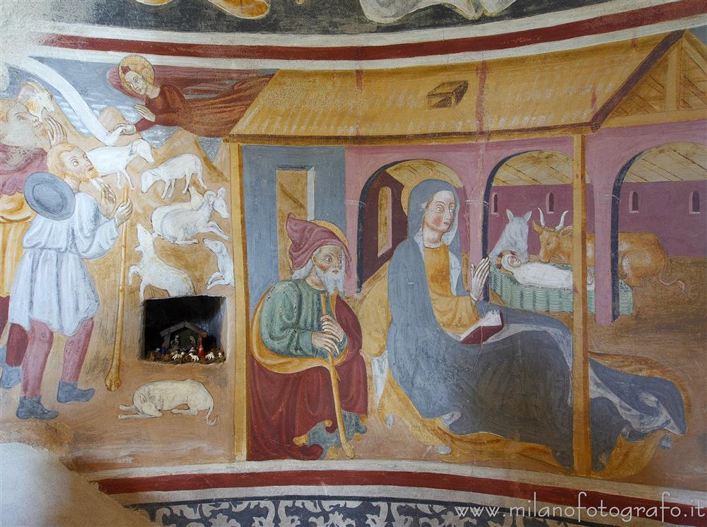 Momo (Novara, Italy) - Nativity in the Oratory of Santa Maria of Linduno